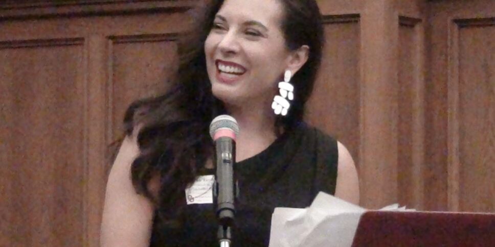 Gena Timberman, Founder Luksi Group, LLC at the Podium